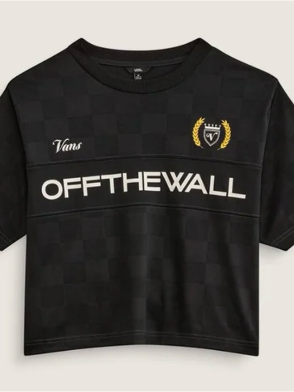 Vans - Stevies Sports Jersey- Women’s Black Short Sleeve